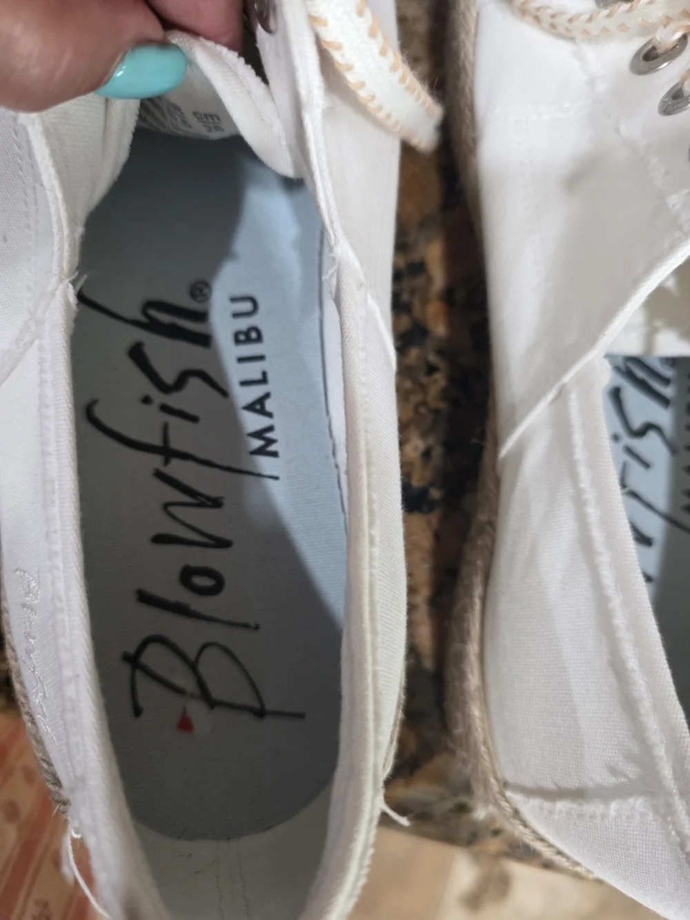 White Canvas Espadrille Sneaker with Rope Trim